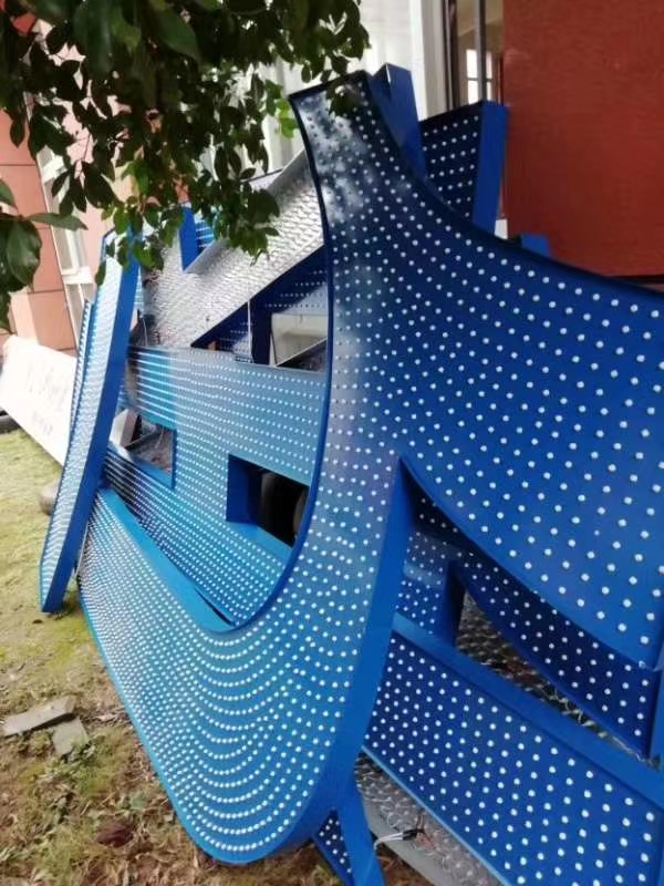 鋁板穿孔字 鋁板穿孔字